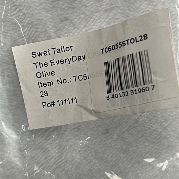 NWT Swet Tailor 29 The Everyday Chino Short Olive  Green - Picture 10 of 10